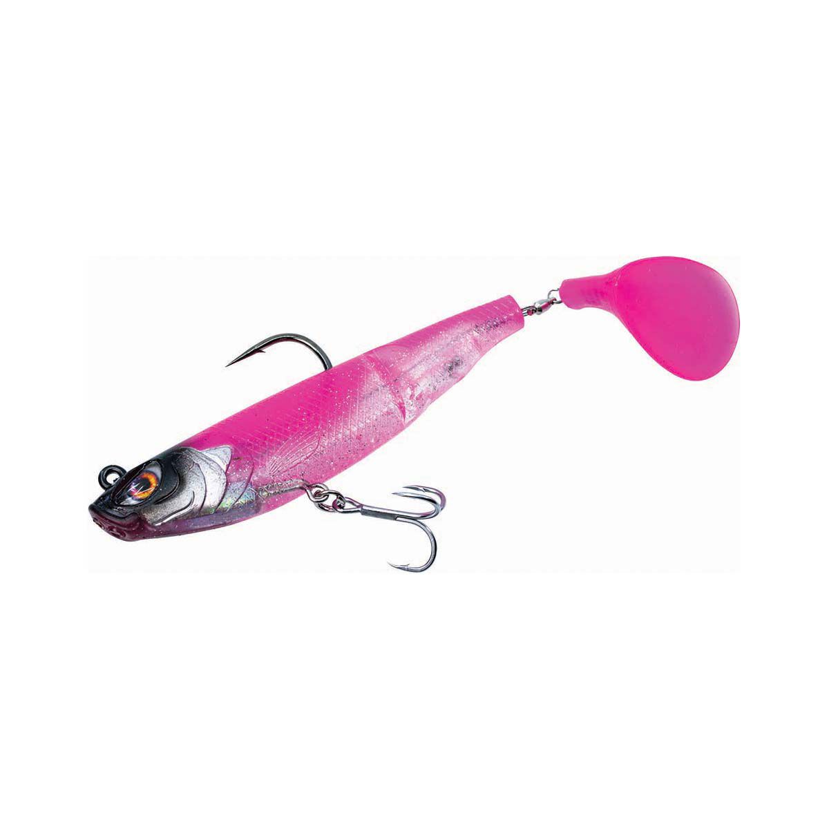 Chasebait Swinger Rigged Soft Plastic Lure Pink Candy, Pink Candy, bcf_hi-res